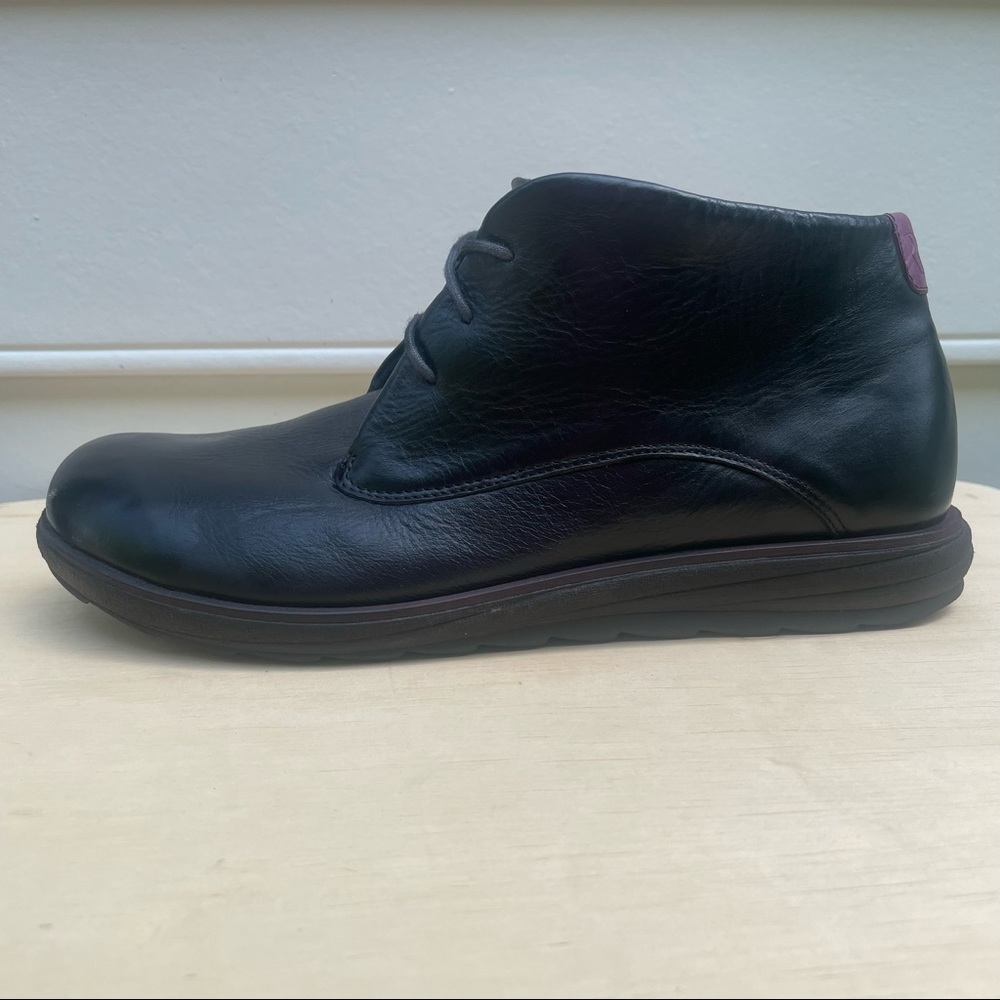 Romika black leather lace up ankle boots 42 - Picture 7 of 15